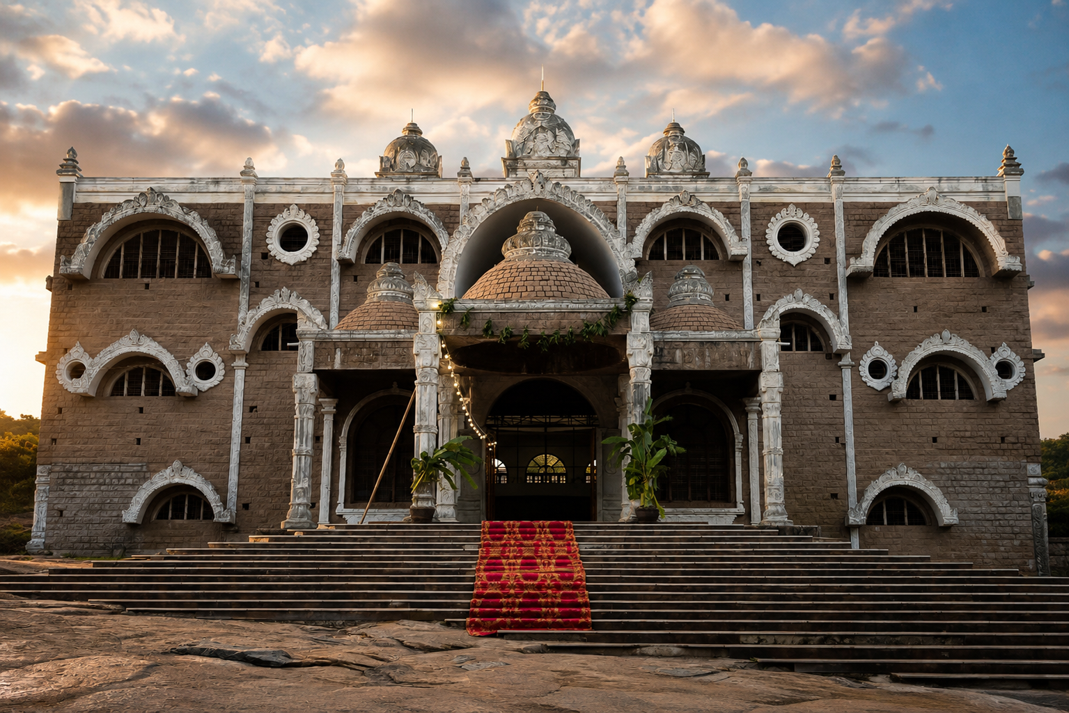 Sri Kshetra Maralegavi Mutt in its grand architectural setting